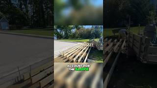 Building A Pool Deck (On A Slope) Using TuffBlock Deck Blocks  #diy #deckdesign #landscapedesign