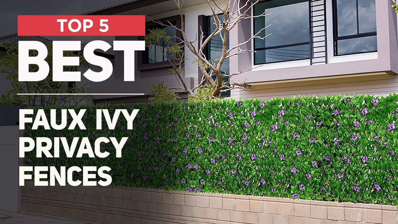 5 Best Faux Ivy Privacy Fences in 2023 Expandable Privacy Fence