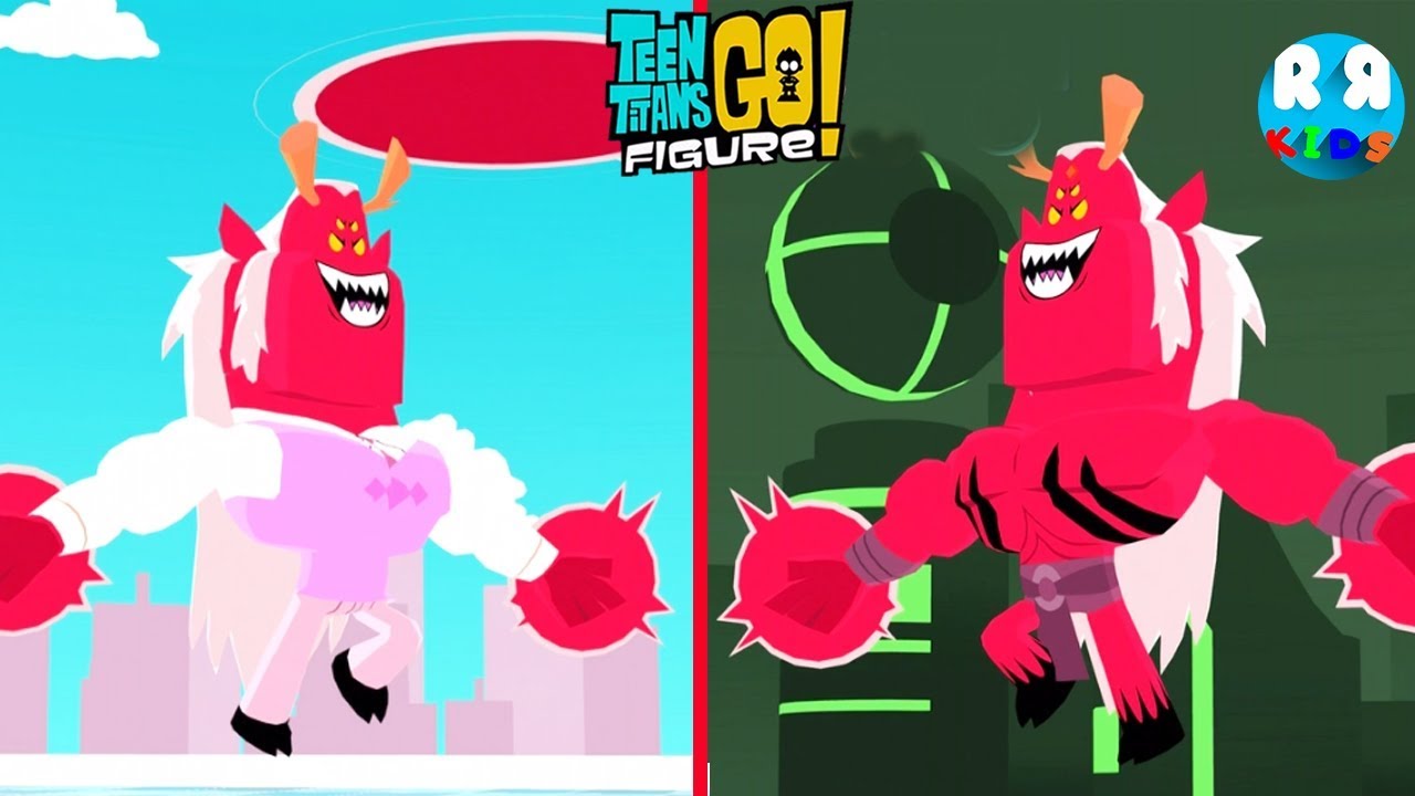 Trigon And Argyle Trigon Gameplay Teen Titans Go Figure Teeny Titans 2 Youtube - teen titans trigon roblox