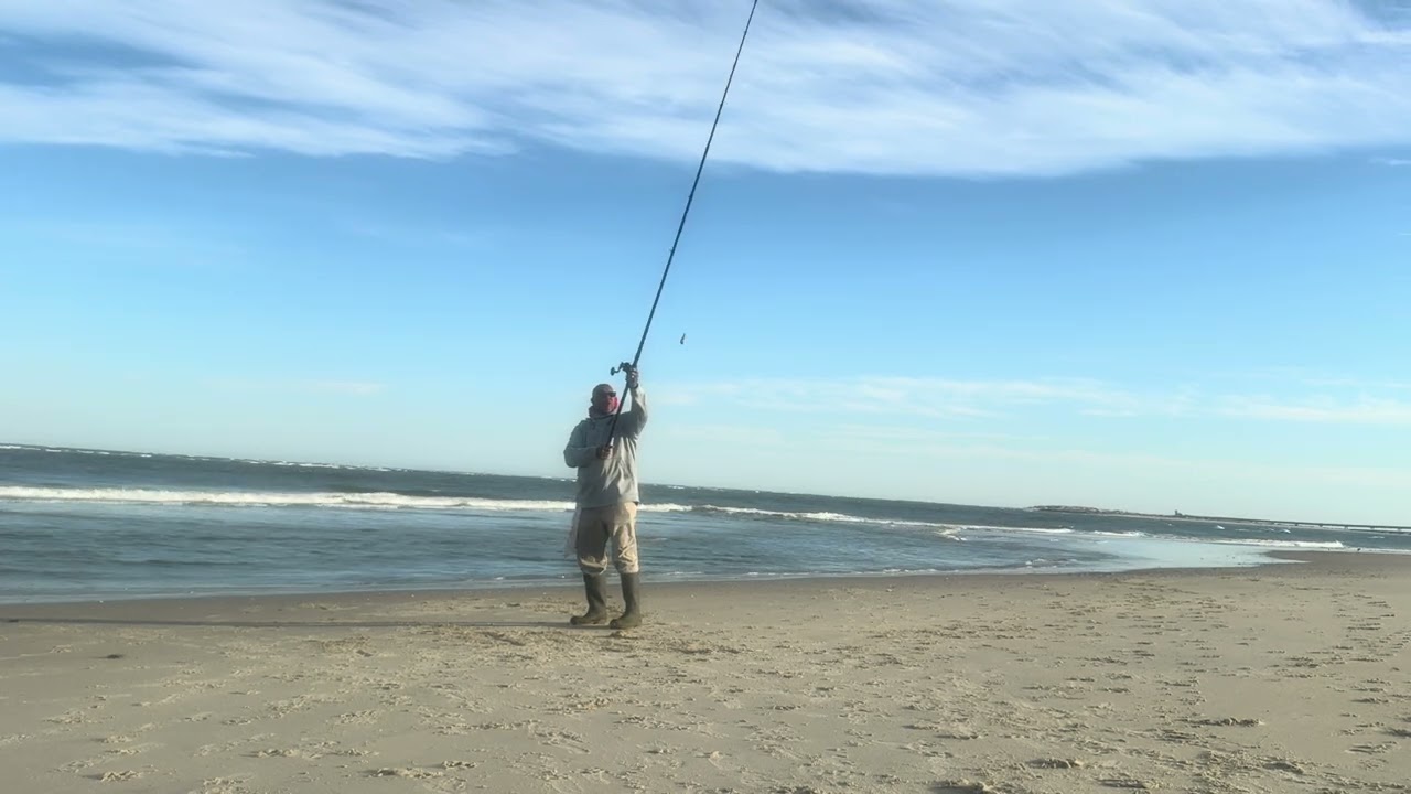 Surf Casting Practice (different camera angles)