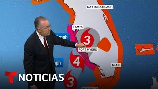 Huracán Ian: proyectan afectaciones en comunidades latinas de Florida | Noticias Telemundo