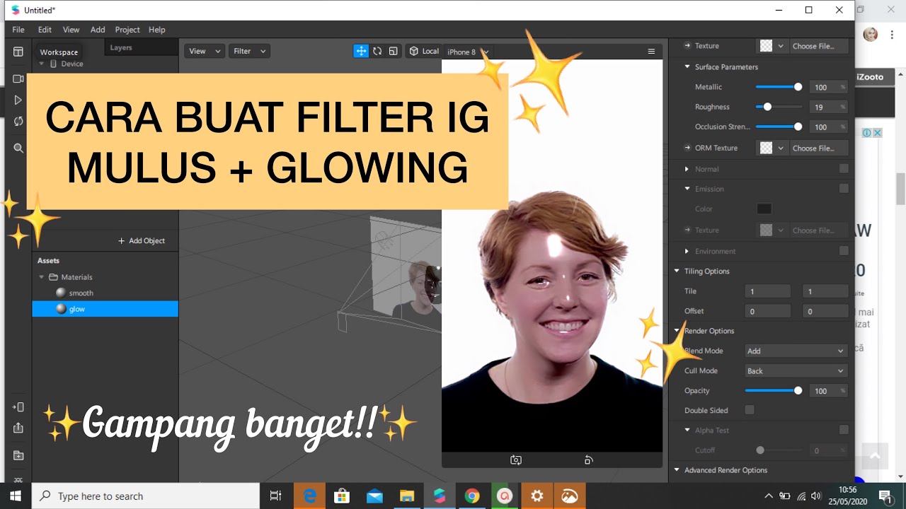 CARA BUAT FILTER IG (SMOOTH + GLOWING) 
