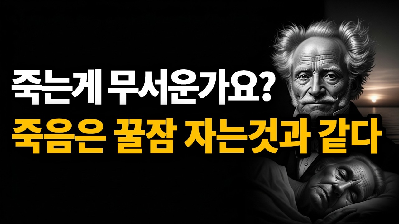 나이 들수록 죽음을 곁에 두어야 하는 이유 | 쇼펜하우어 철학: 고통스러운 삶을 끝내는 가장 완벽한 휴식 [인생명언]