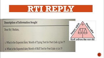 DSSSB Post Code 17/21 Skill Test Date | DSSSB Post Code 13/20 Typing Test Date |
