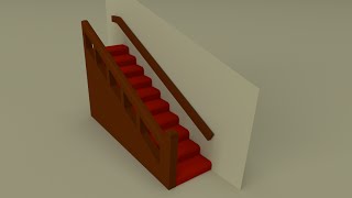 How to make a stair way in blender