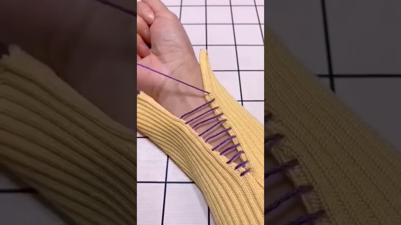 How To Hand Sew An Invisible Stitch Tutorial 6 