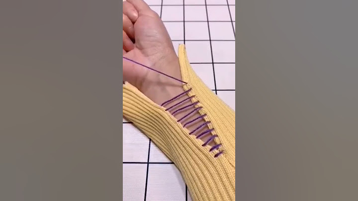 How to Hand Sew an Invisible Stitch ( Tutorial 6 )