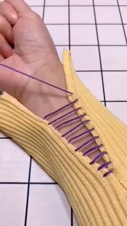 How to Hand Sew an Invisible Stitch ( Tutorial 6 )