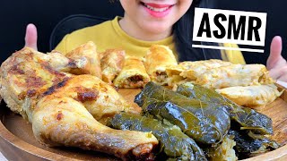 ASMR DOLMA + CHICKEN + SAMOSA + BEEF PUFF PASTRY (SOFT EATING SOUNDS) NO TALKING | VEE ASMR