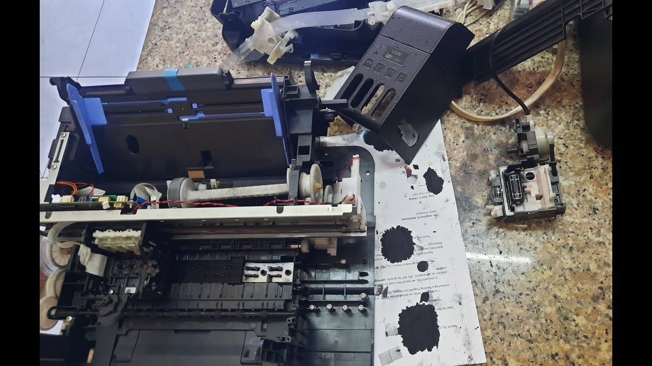 Epson L5190 E 000021 Fixed - YouTube