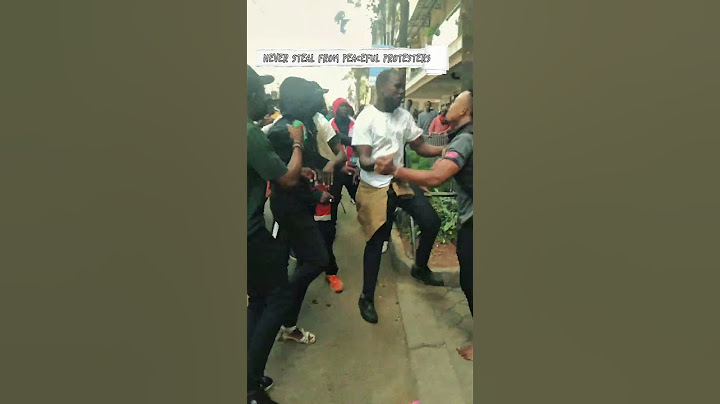 Never Steal From Peaceful Protesters. #maandamano #sabasaba