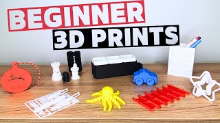 Top Beginner 3D Prints: Get started with 3D Printing the easy way!