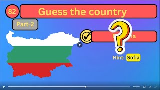 50 Guess the country quiz, Part-2: #quiz #geography #generalknowledge