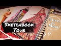 Sketchbook tour || Fashion Illustration Journey || Art Studio by Srabani
