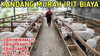 KANDANG KAMBING MURAH LEBIH IRIT BIAYA