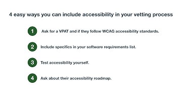 4 easy ways to check a 3rd party vendor’s accessibility