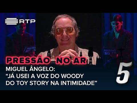 Miguel Ângelo: “Já usei a voz do Woody do Toy Story na intimidade” | 5 Para a Meia-Noite | RTP