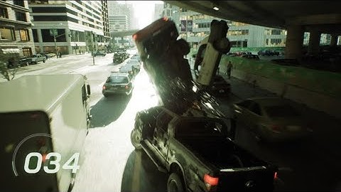 The Matrix Awakens PS5 - 100+MPH Pickup Trucks VS Cars Crash - Unreal Engine 5 - Part 49