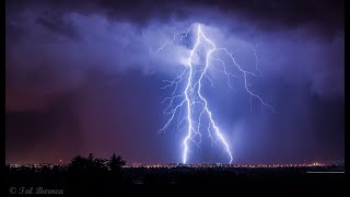 Thunderstorms in Netanya, Israel, Fall 2020