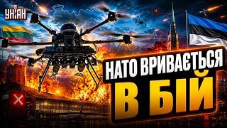 Винищувачі НАТО увірвались в бій! Над Естонією ЗБИТО безпілотник. Деталі атаки