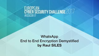 Raúl Siles ECSC2017 (Conference) (English)