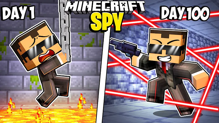 I Survived 100 Days as a SPY in Minecraft