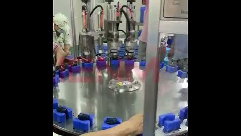 Automatic rotary perfume filling crimping machine