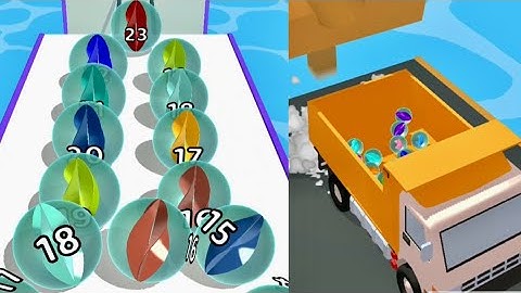 Marble⚽️🥎🏉 Run 3D Color Ball Race Android, Ios, Mobile Gameplay | Kalpa GPS🔥