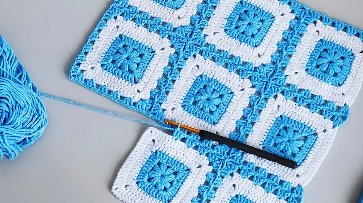 Quick & Invisible Join for Granny Squares – No Cutting Yarn Required!