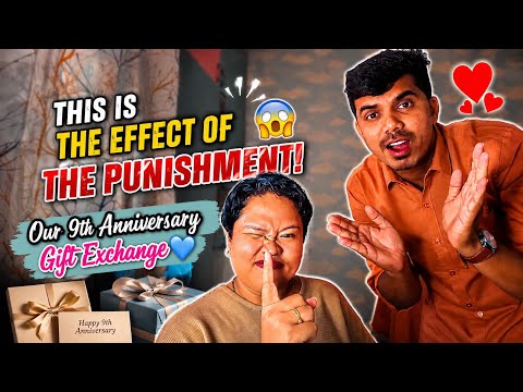 The effect of my Indian husband’s punishment.😱 Our 9th anniversary celebration + Gifts Exchange! 