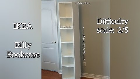 IKEA Billy Bookcase Assembly with detailed instructions I @TowneBlvdTiy I IKEA furniture assembly