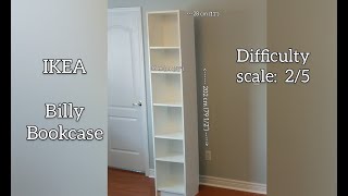 IKEA Billy Bookcase Assembly with detailed instructions I @TowneBlvdTiy I IKEA furniture assembly