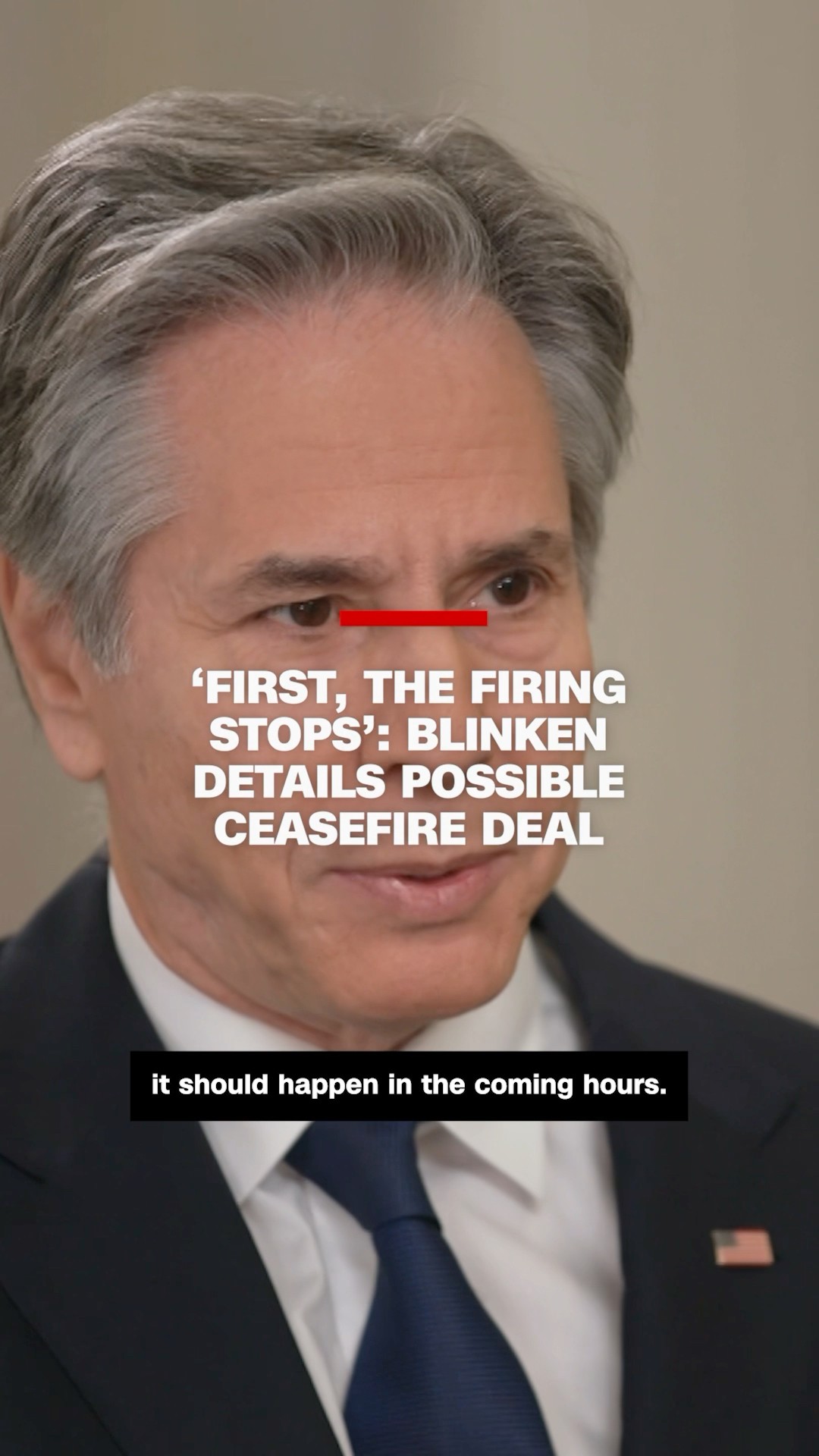 'First, the firing stops': Blinken details possible ceasefire deal