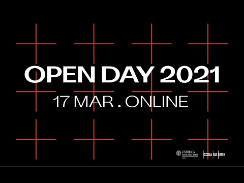 Open Day da Escola das Artes · Live Licenciatura Som e Imagem 17 MAR 2021 · Online