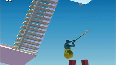 7 cool jumps in the slide skip section of getting over it