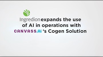 Canvass AI - Cogen Solution explained by Ingredion