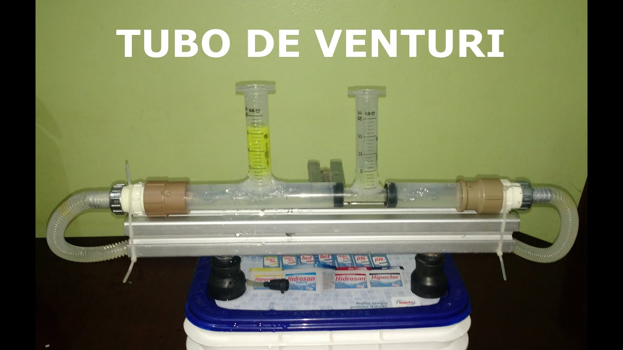 Experimento - Tubo de Venturi - YouTube