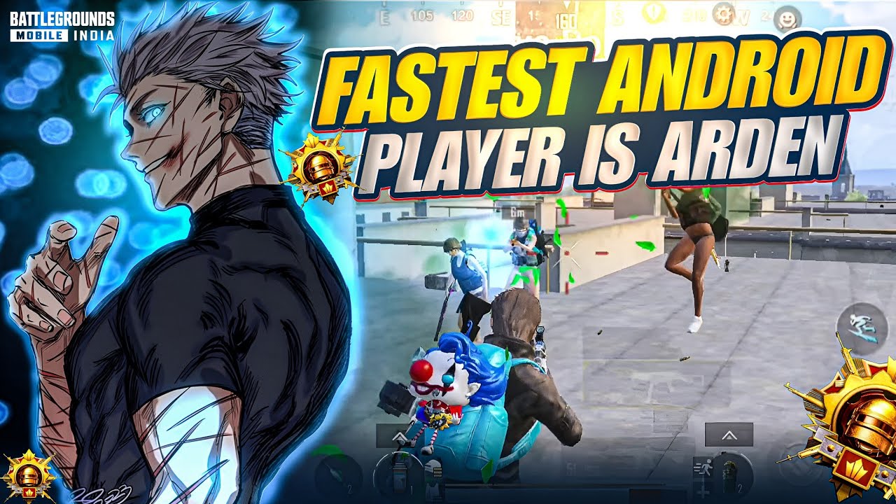 Fastest Android player 🔥| Instance clutches by Arden🔥🔥 | MOTO EDGE 50 FUISON | 60FPS🔥