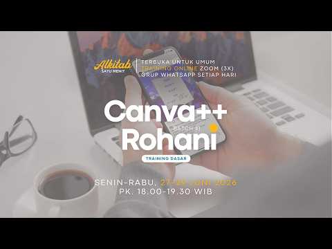 ZOOM 02 Designing Flyers and Video Text Animation - Basic Canva Training for Ministry