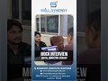 Mock interview of Digital Marketing Students