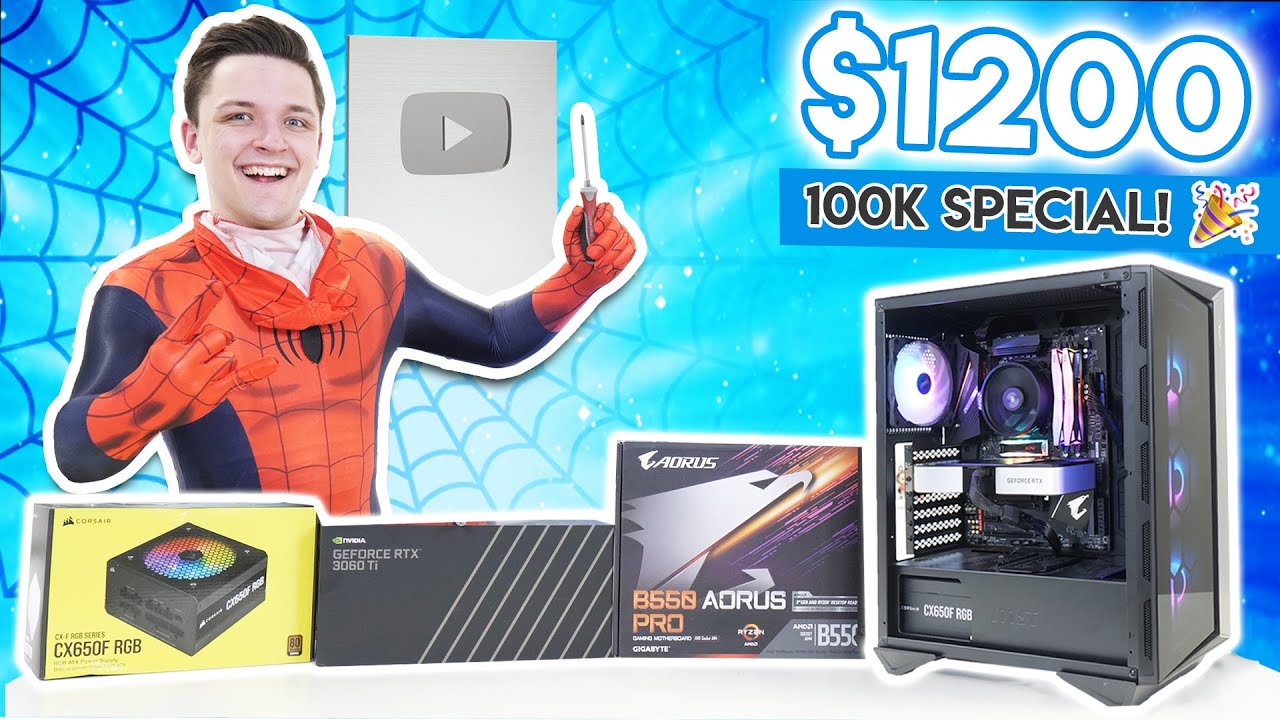 RTX 3070 $1200 Gaming PC Build! [15+ Games TESTED! - ft. Founders Edition  3070] 