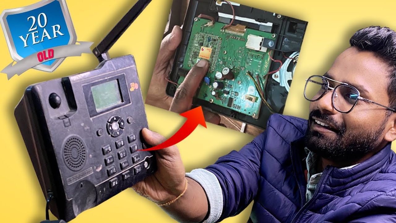 Open 20 Year Old Telephone: You Won't Believe What I Found - YouTube