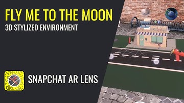 Fly Me To The Moon - AR World Lens (Snapchat/Lens Studio)
