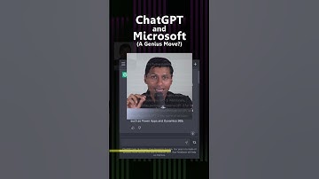 ChatGPT and Microsoft - A Genius Move