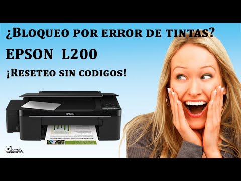 ✅ Resetear Niveles de Tinta EPSON L200 GRATIS Sin Código Sin Wicreset Sin Serial Borrar Error Gota ?