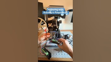 Antiquing with Arduino & RaspberryPi #arduino #raspberrypi #tech #technology #football #film #maker