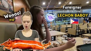 First Time Maka Tikim Nang LECHON | Philippines | Bars and Eira by Bars & Eira 10,705 views 2 weeks ago 8 minutes, 6 seconds
