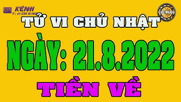 TỬ VI HÀNG NGÀY 21 THÁNG 8 NĂM 2022 CỦA 12 CON GIÁP
