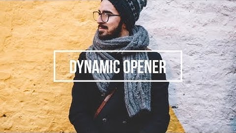 Dynamic Opener ★ After Effects Template ★ AE Templates