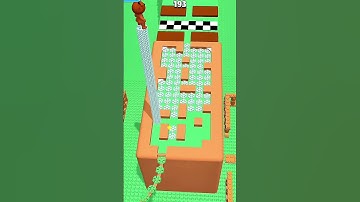 Stacky dash very smooth gameplay ASMR Sound like this game level 54 #shortsfeed #stackydashandroid